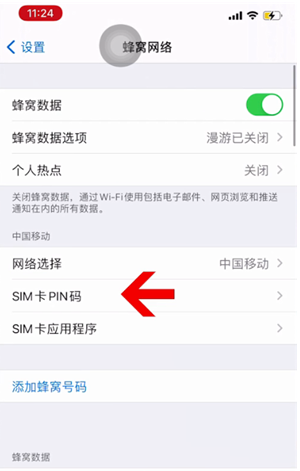 安丘苹果14维修网分享如何给iPhone14的SIM卡设置密码 