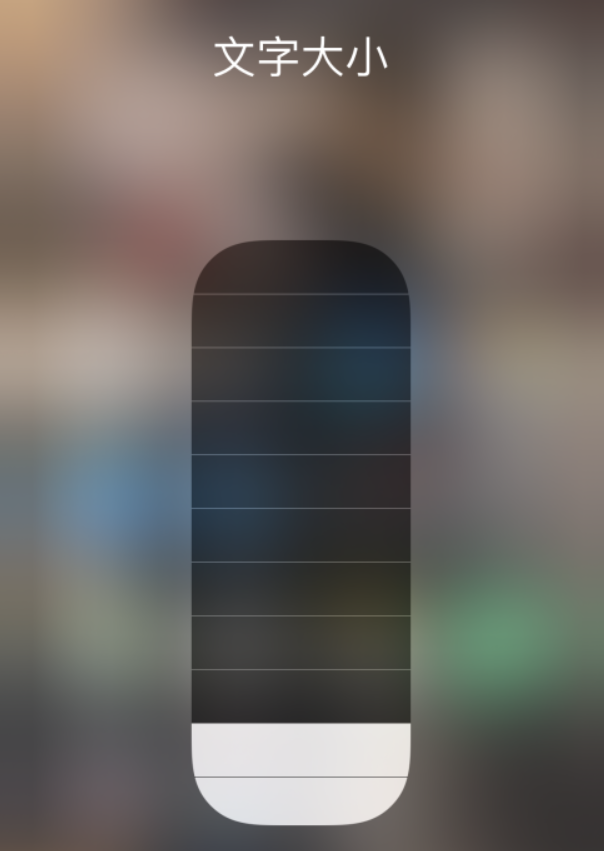 安丘苹果手机维修分享小技巧：在 iPhone 控制中心快速调节字体大小 